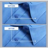 100 Plastic Collar Stays For Men Dress Shirt in Plastic