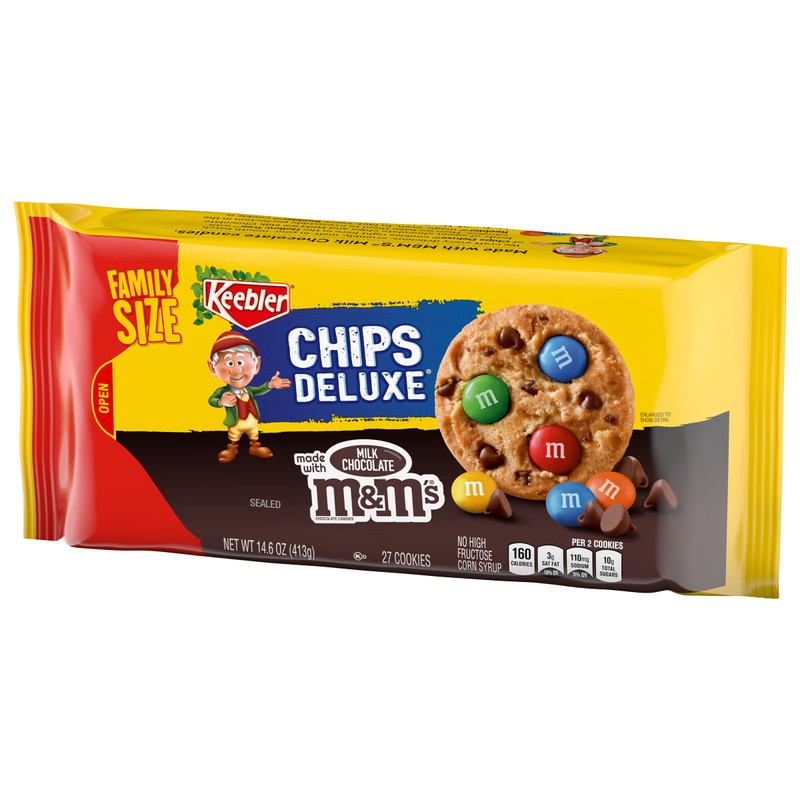 Keebler Keebler Chips Deluxe Cookies Rainbow with M&M's Chocolate Candies,