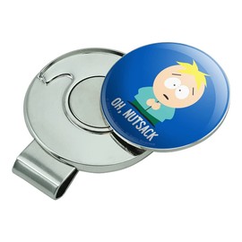 GRAPHICS & MORE South Park Butters Oh Nutsack Golf Hat Clip with Magnetic Ball Marker