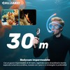 Chujianxi Mini Action Cam WiFi, Indossabile Body Cam1080P, Subacquea