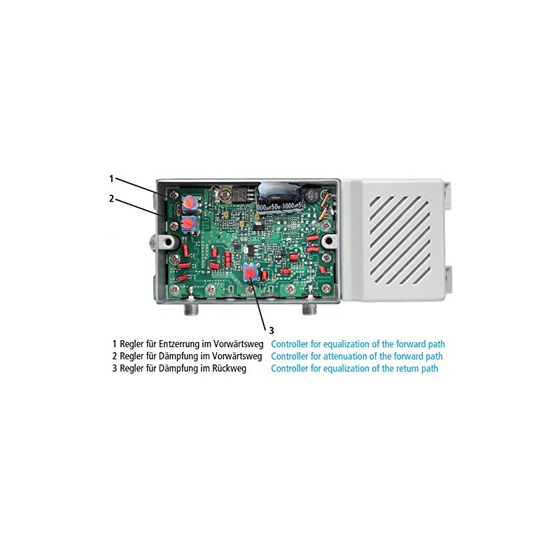 Axing BVS 13-69N House Connection Amplifier 30 dB Active Return