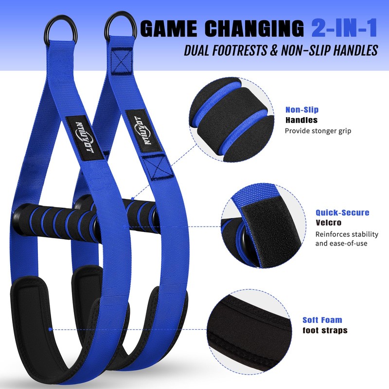 Pull Up Bands, Heavy Duty Resistance Bands with Handle, Workout