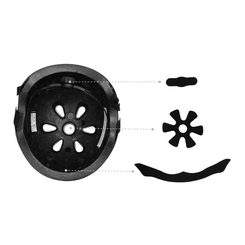 Momi Unisex-Children Mimi Helmet, Grau Matt, 48-58