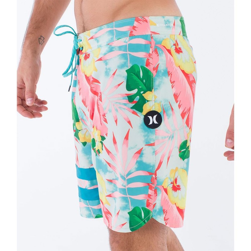 Hurley Men's Phantom Block Party 18' Swim Trunks, seahaze, 32