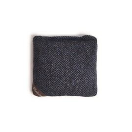 Elakai Cornhole Bags All Weather Single Sided Herringbone Travel Size and Weight Set of 4 Midnight Navy 4 in x 4 in