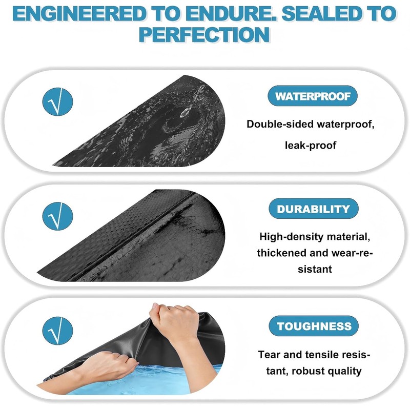 GHOSOONE 1000 L/264 Gal Water Bladder Tank, Foldable Portable Water