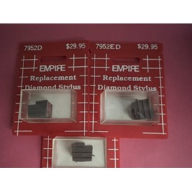 AUDIO TECHNICA EMPIRE 7952D/AUDIO TECHNICA STYLUS ATXN1,N3,N5 NOS QTY 3 SOLD AS EACH
