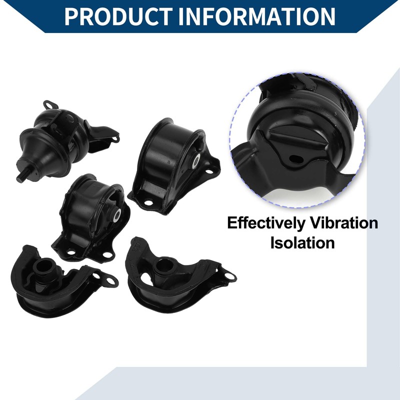 Hihaha No.50841SR3030 Engine Motor Mount Set for Honda CR-V L4