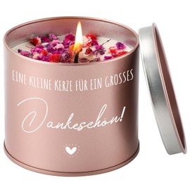 PRSTENLY Dankeschön Geschenke für Frauen Geburtstagsgeschenke Weihnachten, beste Freundin Geburtstag Kerzenständer Geschenke für Frauen, Ruhestand, 40. 50. 60 Geburtstagsgeschenke