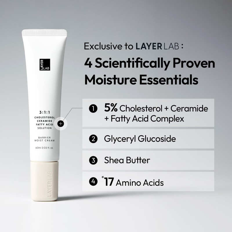 LAYERLAB Barrier Moist Cream - Up to 100H Hydration Face