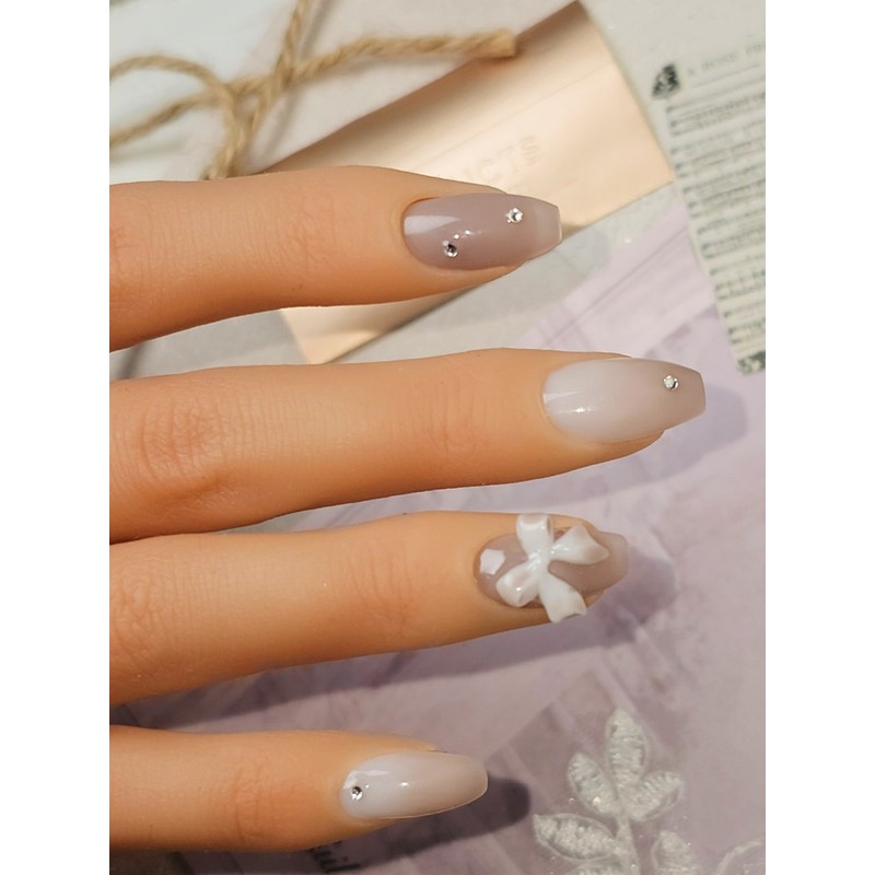 Grace [Handmade Nail Tips] Emily Nail - Short Coffin /