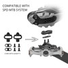 GEWAGE Bicycle Pedals, Flat Double Function and SPD Pedal with