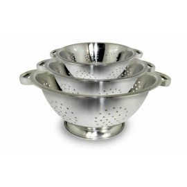 EXCELSTEEL Brand New 3 Pc Set ExcelSteel Colander set w/ Sturdy Base, Stainless Steel