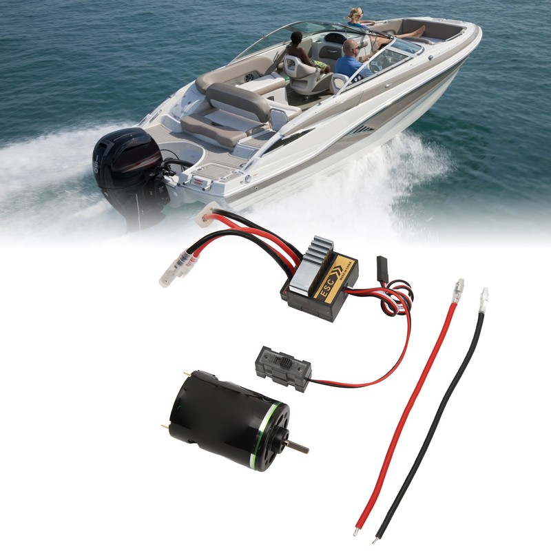 540 Brush Motor with 320A ESC Waterproof High Performance RC
