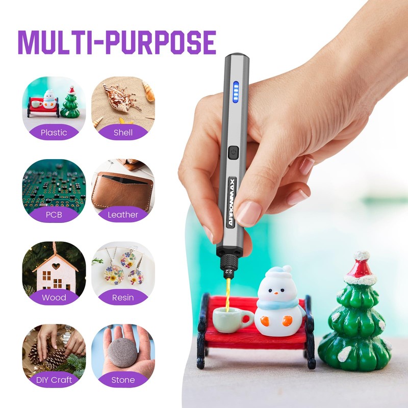 AM ARROWMAX Mini Electric Drill Pen, 13 in 1 with