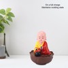 Musical Nodding Monk Figurine Decoration Moving Head Buddha Statue with