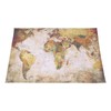 World Map Rug Anti Slip Floor Mat Soft Area Rug