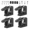 4 Pack Quick Release Rubber Clamp Mount Kit 1-1/5" to