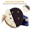 STEBRUAM 100pcs 125mm sanding discs, Sanding Discs Pads for Random