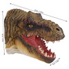 Dinosaur Puppet Rubber Portable Nontoxic Durable Wearable Hand Painted Craft
