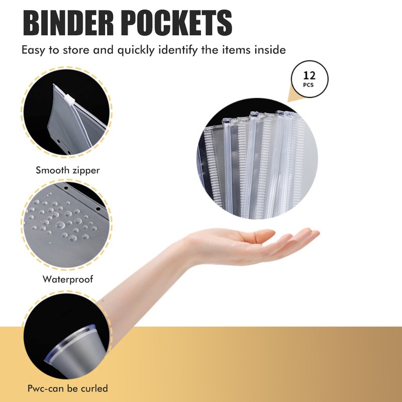 A6 PU Leather Budget Binder A6 Notebook Binder for Budgeting