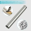 Nuodan Shower Extension Arm, Solid Stainless Steel Shower Pipe Extension