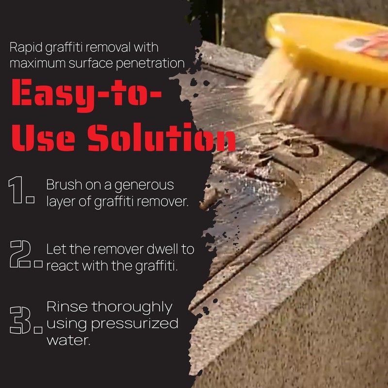 Graffiti Solutions Shadow Max Graffiti Remover (8 Ounces) | Biodegradable
