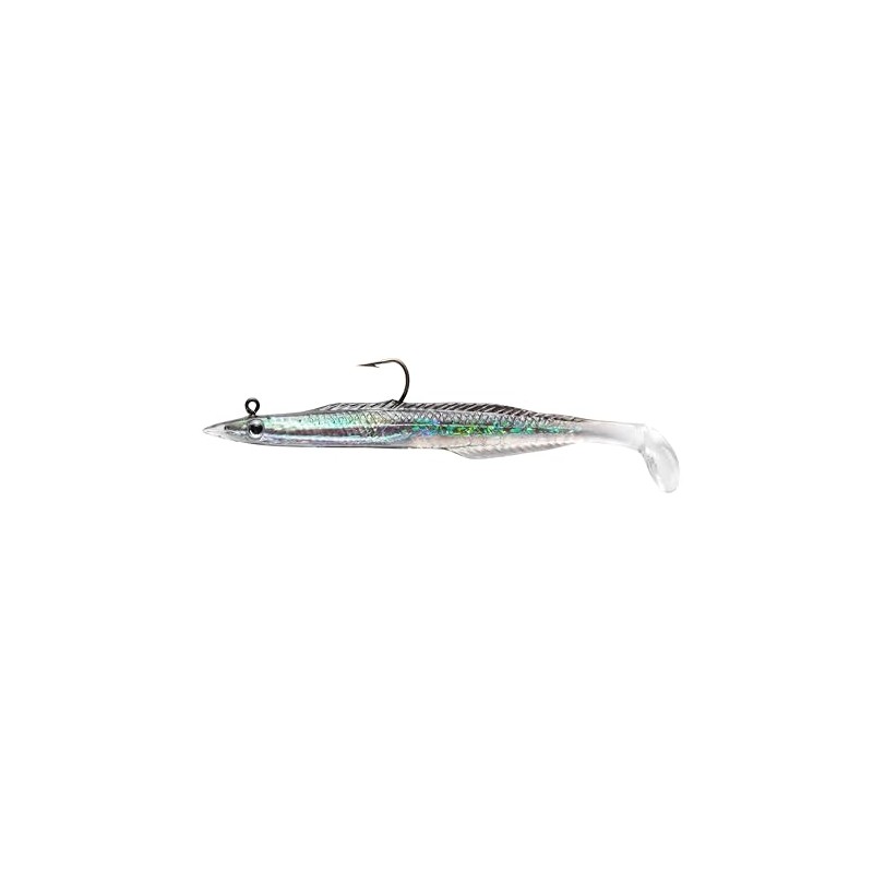 Berkley Powerbait Sandeels (Black, 5"/16g)-Pack of 4