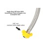 Klabb 12 Inch Toilet Supply Line Extension, 3/8” Female Compression