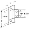 Prime-Line N 72738 Bi-Fold Door Non-Mortise Hinge, Matte Black, 2
