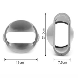 Air Conditioning Exhaust Hose Pipe Connector 130 mm, Air Conditioning Hose Window Adapter, Ventilation Pipe Connector, Air Conditioning Hose Pipe Connector, Exhaust Hose Adapter for Air Conditioning