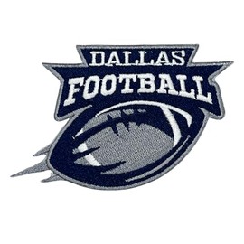 Siam Accs Rugby Fans Dallas Football Logo Patch Embroidery American Football Fan Favorite Team Iron On Sew On for Clothing Backpacks Jeans Motorcycle Sew On Custom Jackets Hats Tactical Bags