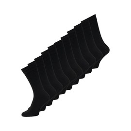 JACK & JONES 10 Pack Mens Socks Comfortable Crew Socks Multipack Walking Running Jogging Gym Socks for Men, Blue Colour, Size- One Size