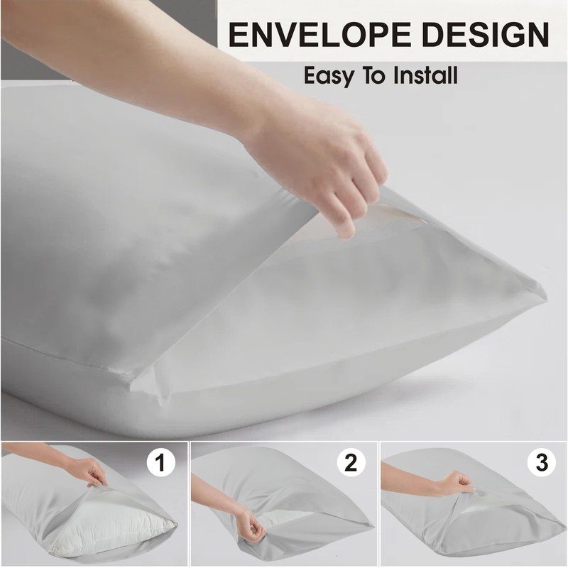 R&Z Plain Dyed Luxury Polycotton Housewife New 2 x Pillow