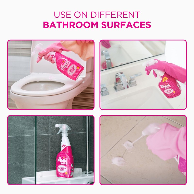 Stardrops - The Pink Stuff Miracle Bathroom Foam Cleaner, 30
