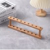 YAQI Wood Razor Holder Display Storage For 7 hole Multiple