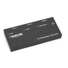 Black Box 1 X 2 Hdmi Splitter With Audio - Rohs, Weee Compliance