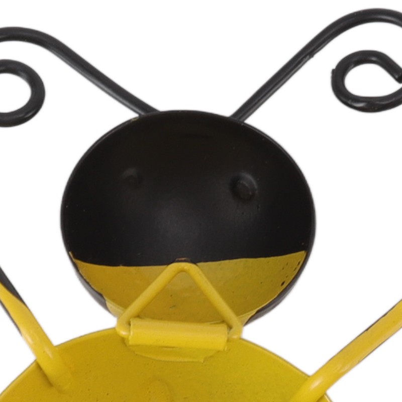 4Pcs Ladybug Wall Decor Lady Bug Ornament Wrought Iron Insect