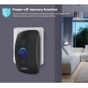 KERUI Wireless Doorbell Chime Plug-In Waterproof Long Range Receiver Remote
