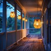 Homemory Solar Lanterns Outdoor Waterproof Hanging Lights, Outside Solar Lamp