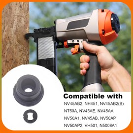 Phyxlyn 878-179 877-993 Piston Bumper and Bumper Sheet Replacement for Hitachi NV45AB2 NH451 NV45AB2(S) NT50A NV45AE NV45AA NV50A1 NV45AB NV50AP NV50AP2 VH501 N5008A1 Roofing Nailer Part (6 Pack)