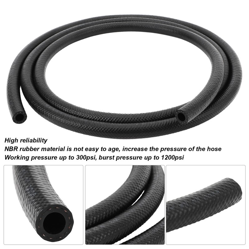 5/16 Inch 8mm ID NBR Fuel Line Hose 2.5M High
