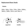 70B Replacement Head Compatible with Braun Series 7 Electric Shaver,