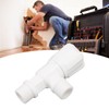 2 Pieces Plastic 3 Way Diverter Valve, G1/2 Male Thread