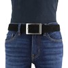 BELTINGER Men's Suede Belt with Double Buckle 4 cm Suede