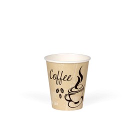 Smygoods 6 OZ PAPER HOT CUP WITH NICE DESIGN, 100 CT. HOT BEVERAGE, KITCHEN, RESTAURANT, CATERING SUPPLIES