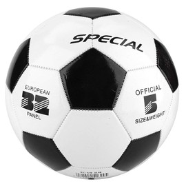 QANYEGN Black and White Soccer Ball, Classic White Black Soccer Balls, Size 5 Football Match Ball for Kids Adults Training Practice Competitions, Entertainment