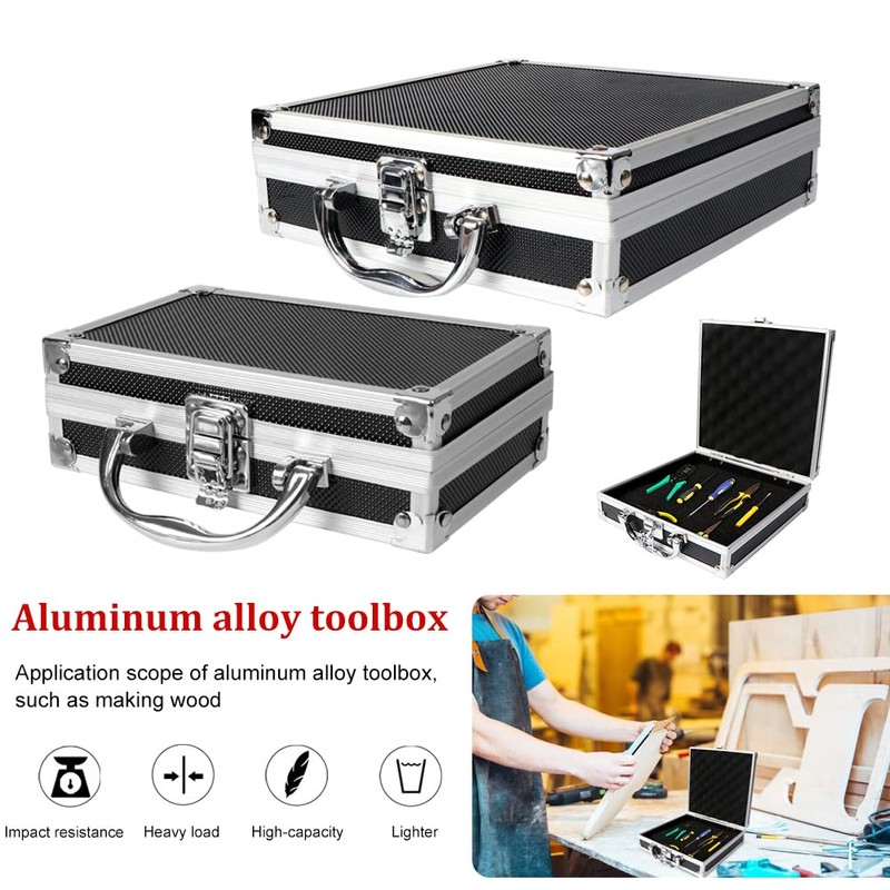 JoyFan Mini Aluminium Flight Case for Measuring Devices, Robust Carry