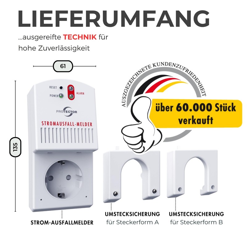 Protector SAM 1000 Power Failure Detector | 3500 Watt |