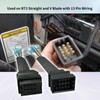 Vanshly Snow Plow Wiring Harness Repair Kit MSC04753 MSC04754 for